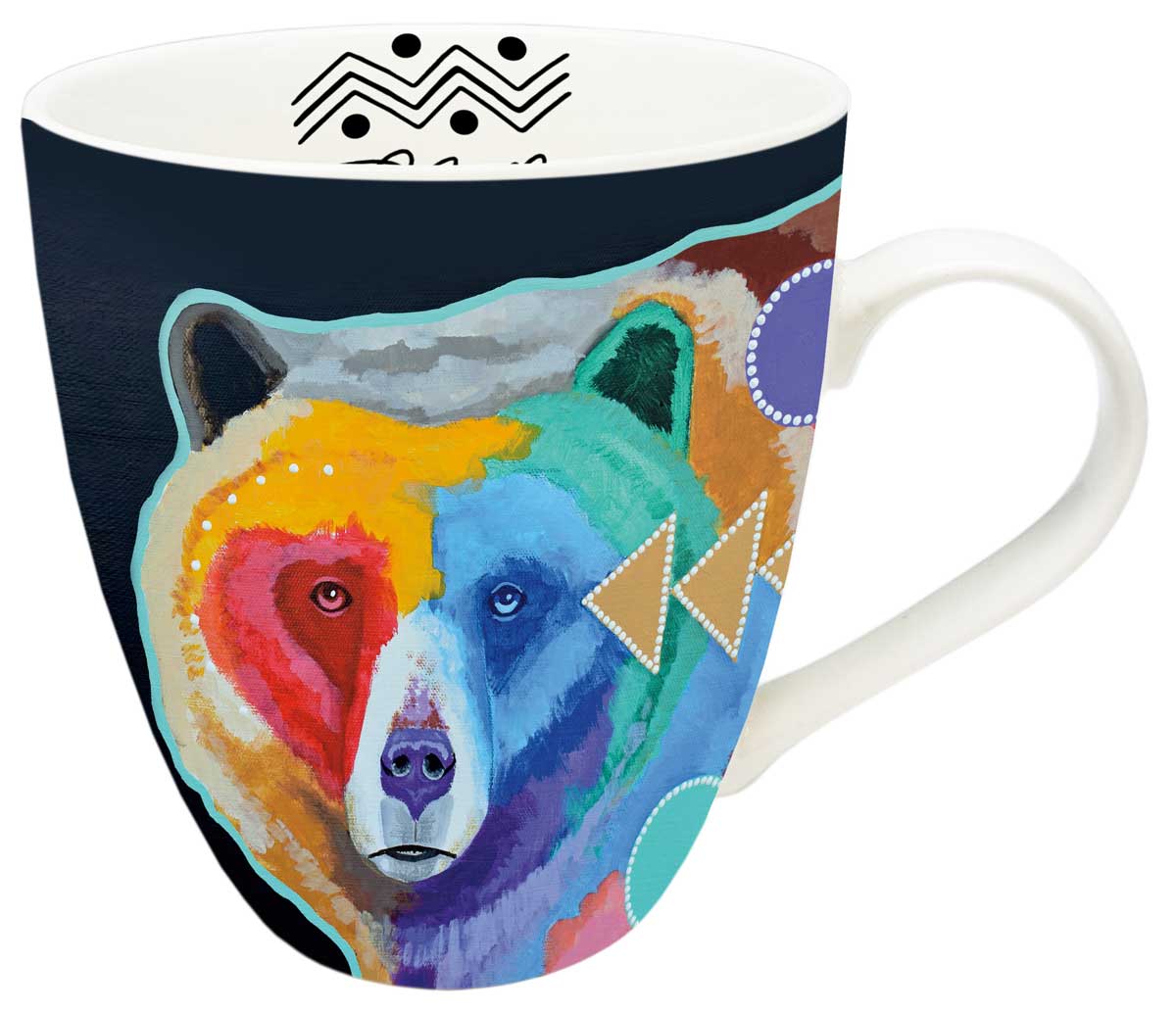 colorful bear mug