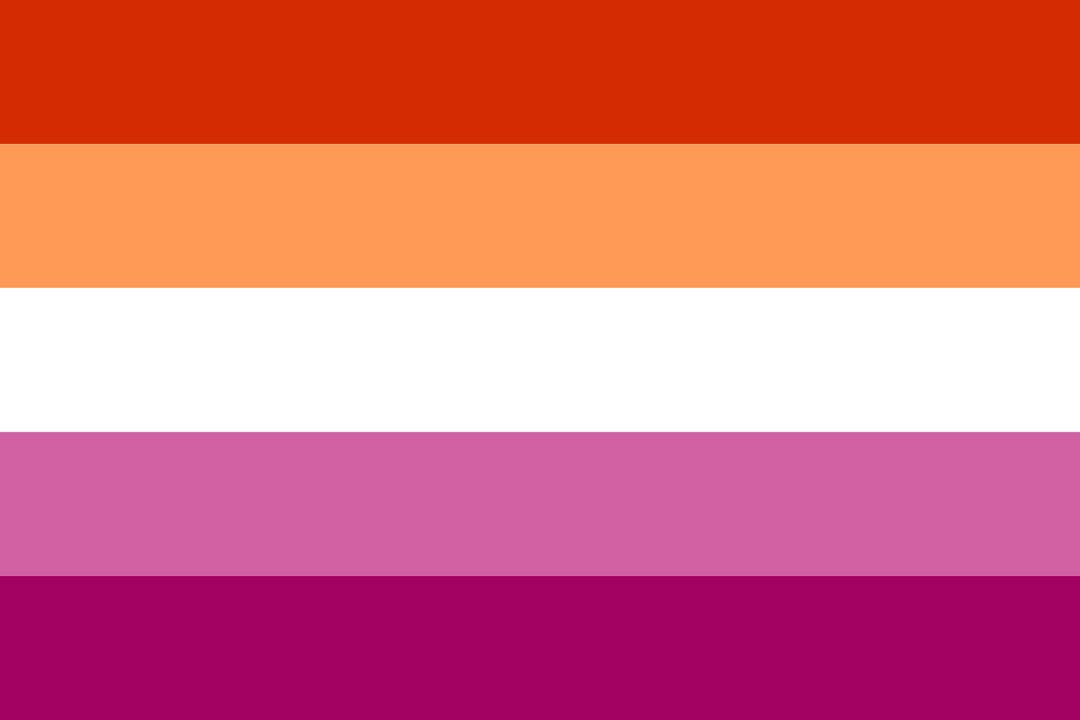 Sunset Lesbian Pride Flag