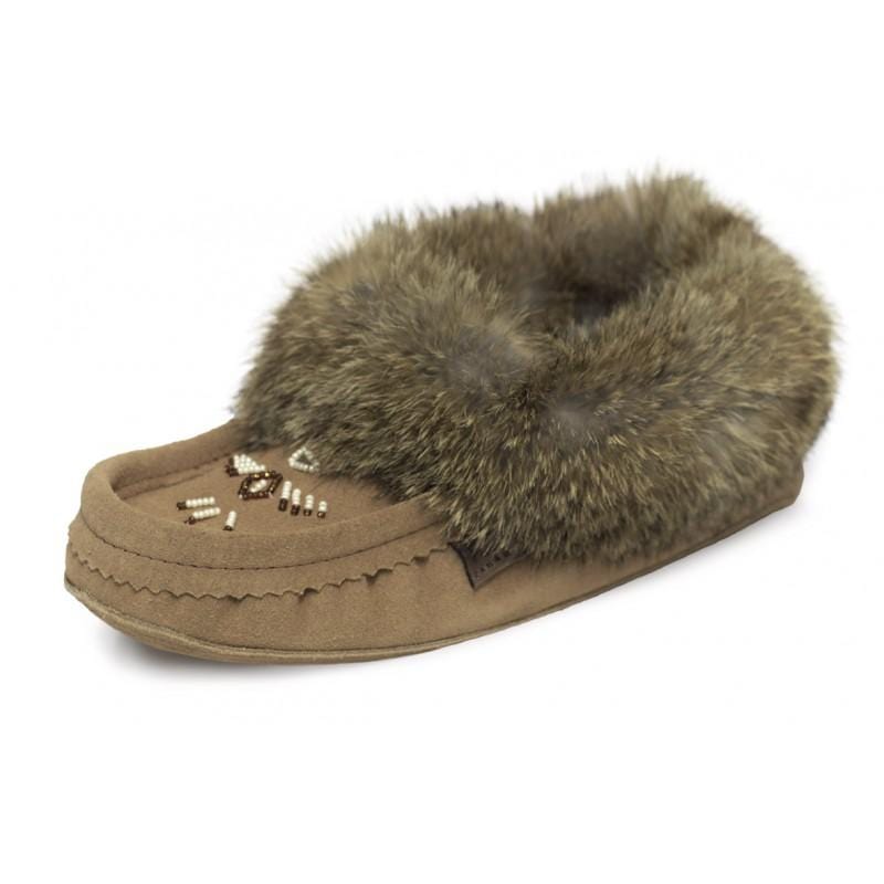 Mocka: Fur Trimmed Mocassin