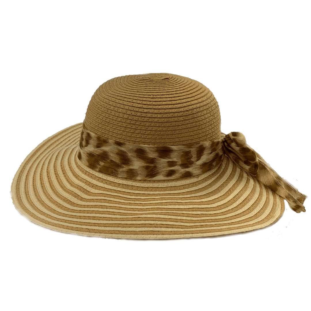 Ladies Leopard Sun Hat