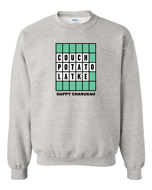 COUCH POTATO LATKE CREW NECK