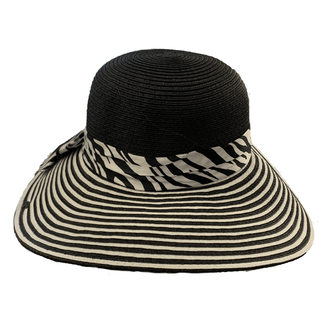 Ladies Zebra Print Hat